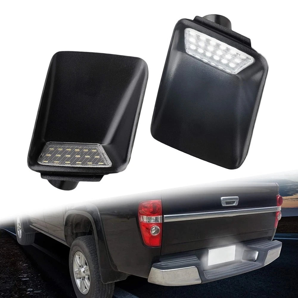 White LED License Plate Light Bulbs for Chevy Colorado GMC Canyon (2004–2012)