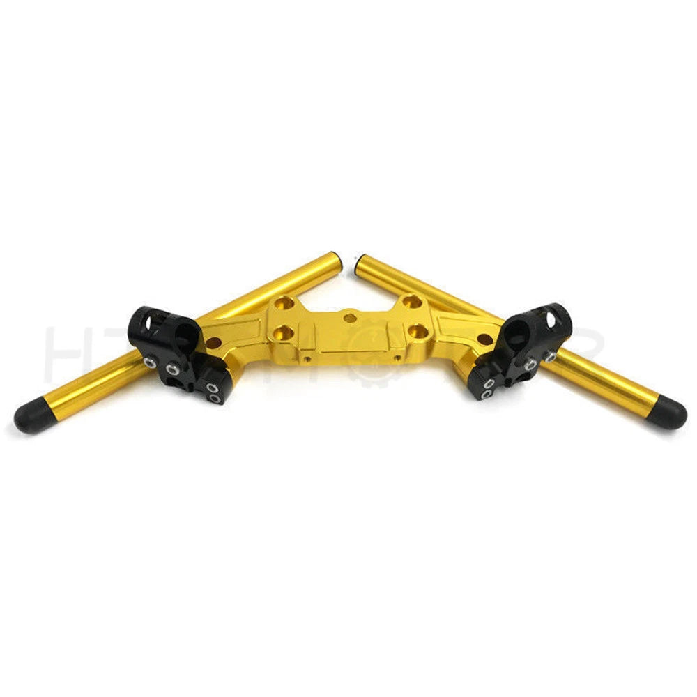 CNC Gold Separation Riser Clip On Adapter Plate for Kawasaki Z900 (2017)