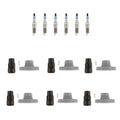 Set of 6 Double Iridium Spark Plugs & Denso Coil Boot Kit for Ford Explorer F-150 V6