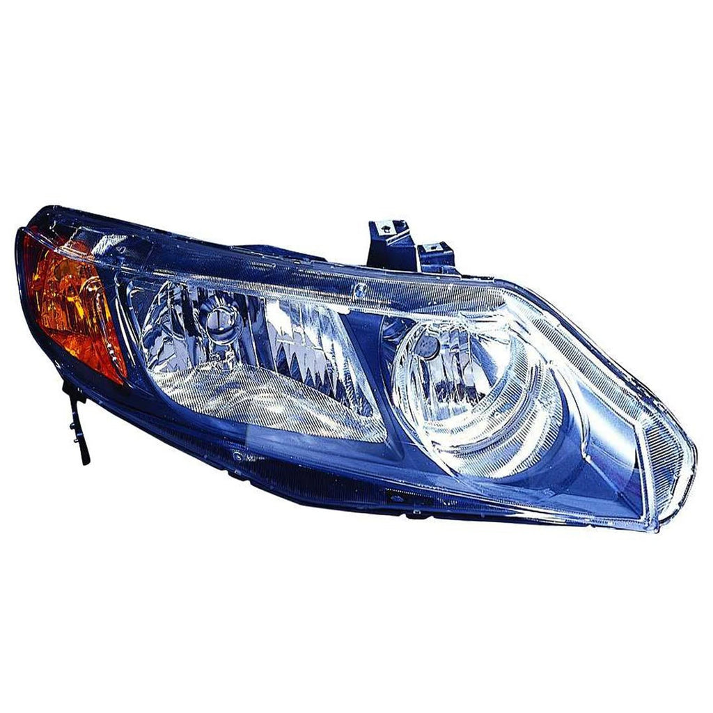 Replacement Passenger Side Headlight Lens Housing for 2006-2008 Honda Civic