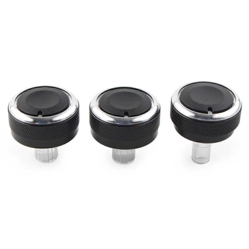 3Pcs A/C Switch Knob Climate Control Dials for Mazda 2 (2007–2014)