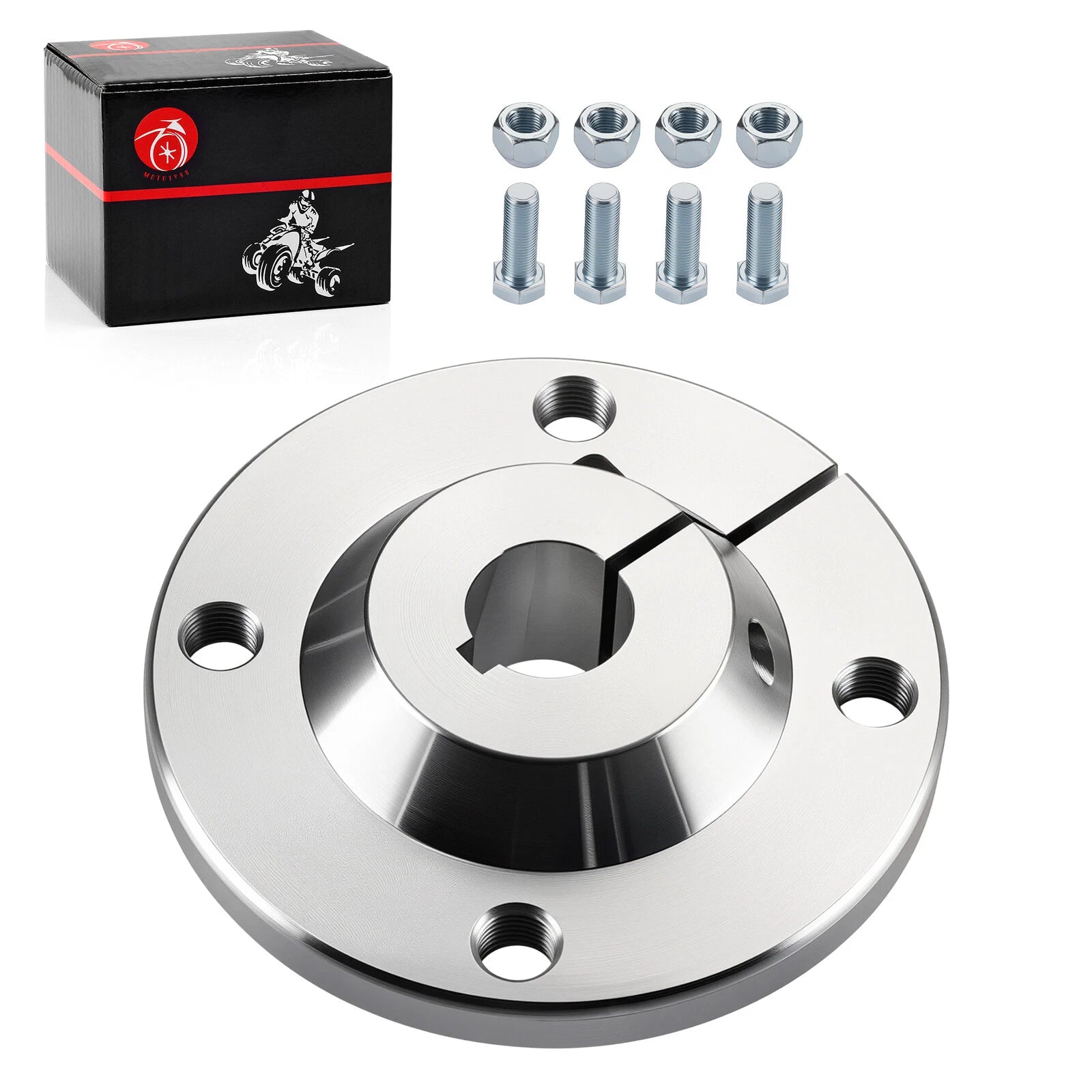 1" Bore Rear Axle Aluminum Wheel Hub w/Bolt for Go Kart (Golf Off Road)