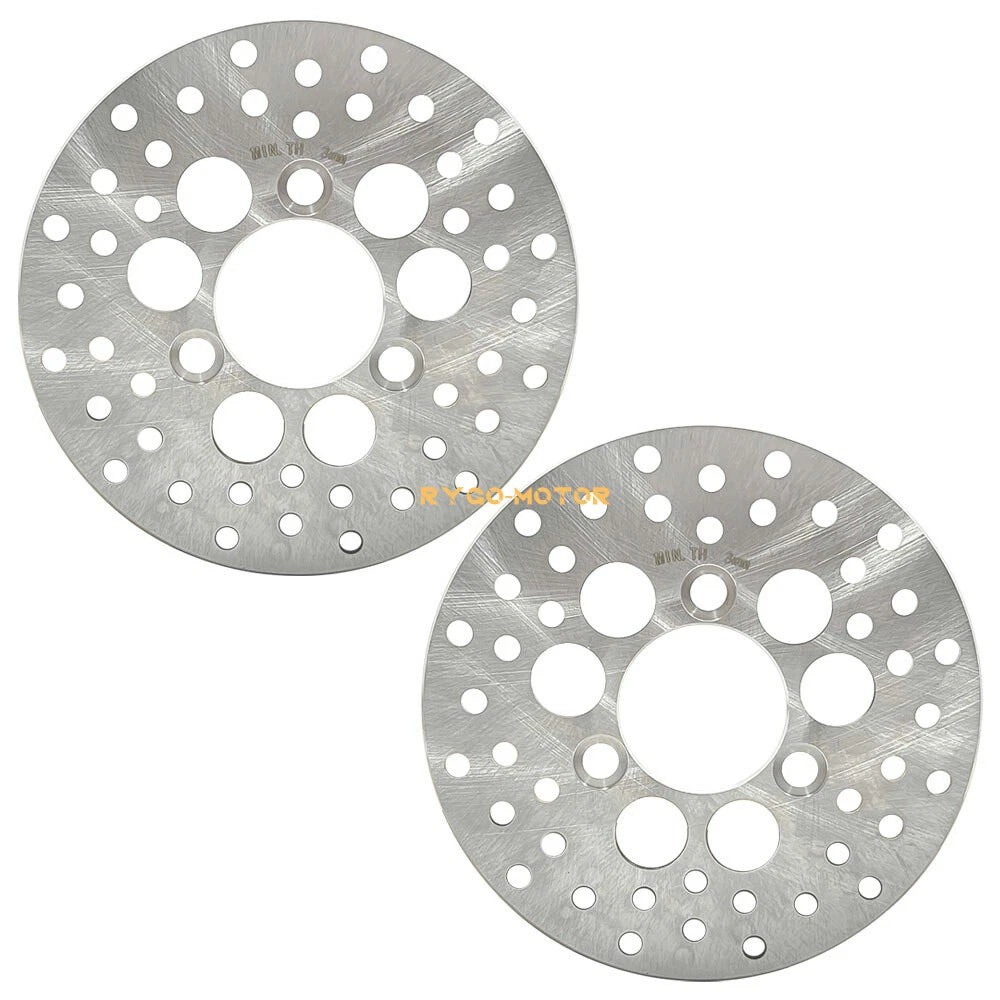 2x Front Brake Discs Rotor for Kawasaki Lakota 300 (1995–2003) KEF300A KEF300B