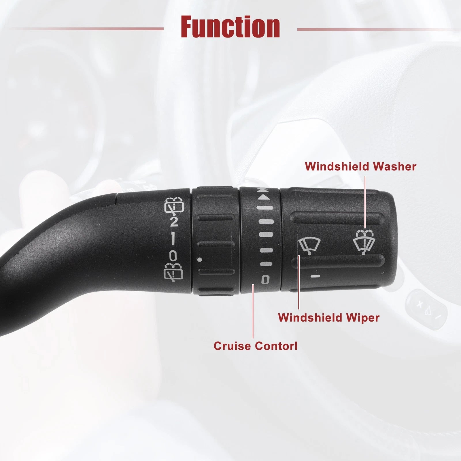 Windshield Wiper Switch for Ford Edge (2015–2023) No.DB5Z-17A553-AB