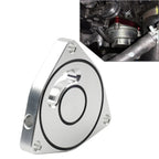 Silver Turbo Blow Off Valve BOV Plate Spacer for Honda Civic (2015-2021)