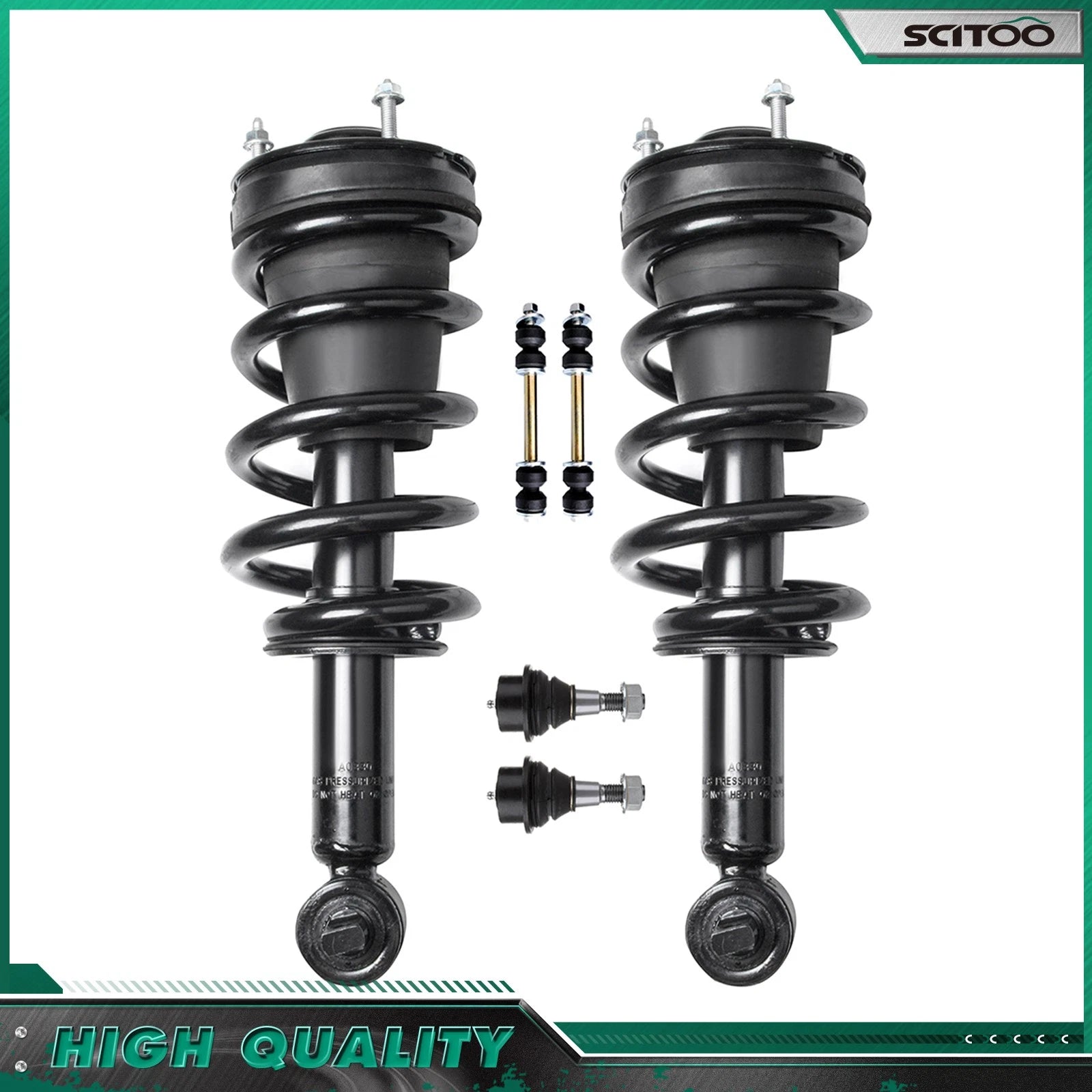 Front Struts & Suspension Kit for Chevy Suburban 1500 Tahoe Avalanche (2007–2014)