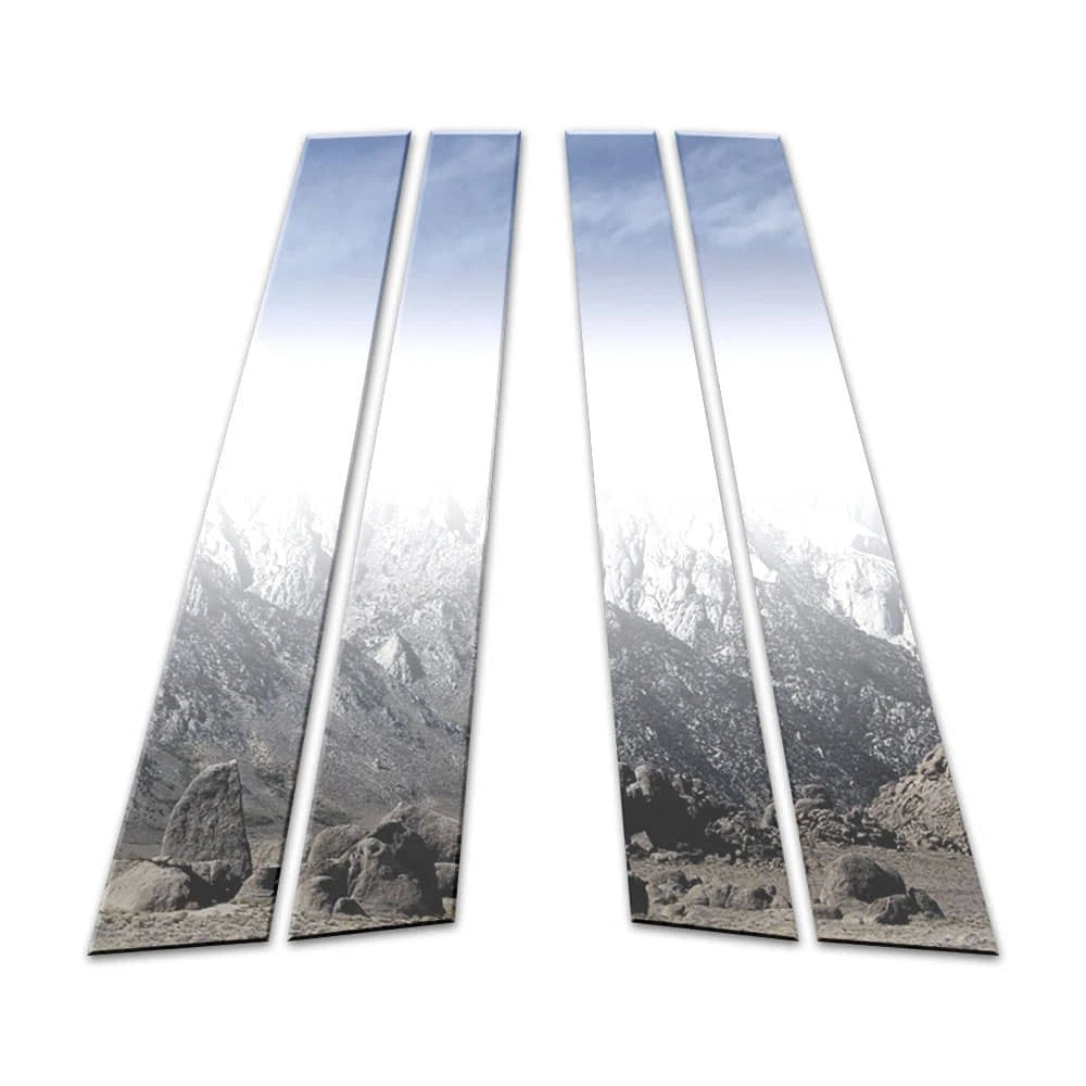 Diamond Grade 4pc Pillar Post Covers for 2010-2013 Kia Forte5 Hatchback