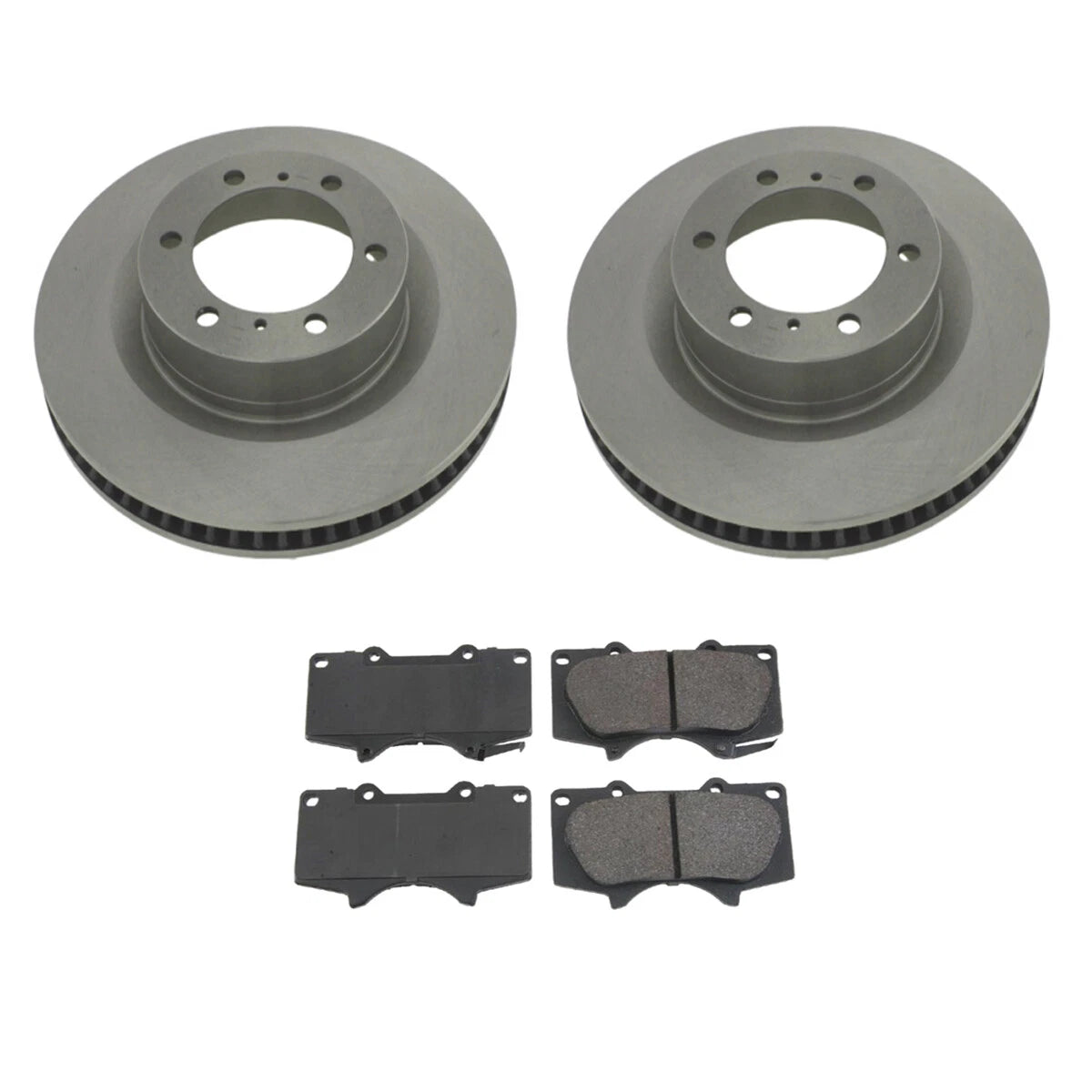 Set of 2 Front Brake Rotors & Pads for 4Runner GX460 (2010–2023)