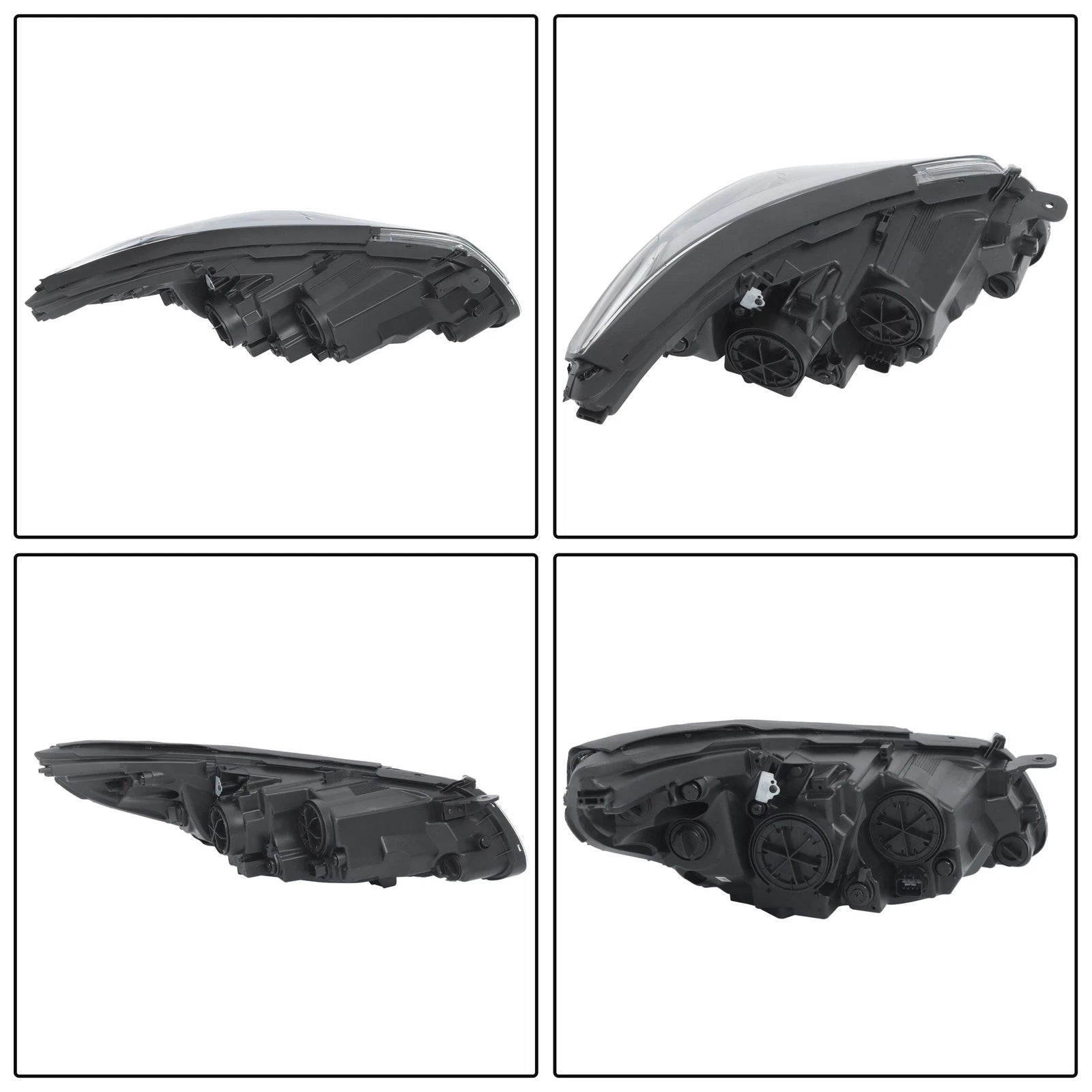 Front Headlight Assembly for Hyundai Sonata (2015-2017) Clear Lens