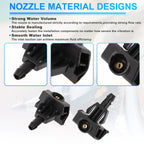 Set of 2 Windshield Washer Nozzles for Nissan Juke F15 (2015–2018) No. 28932BA61A