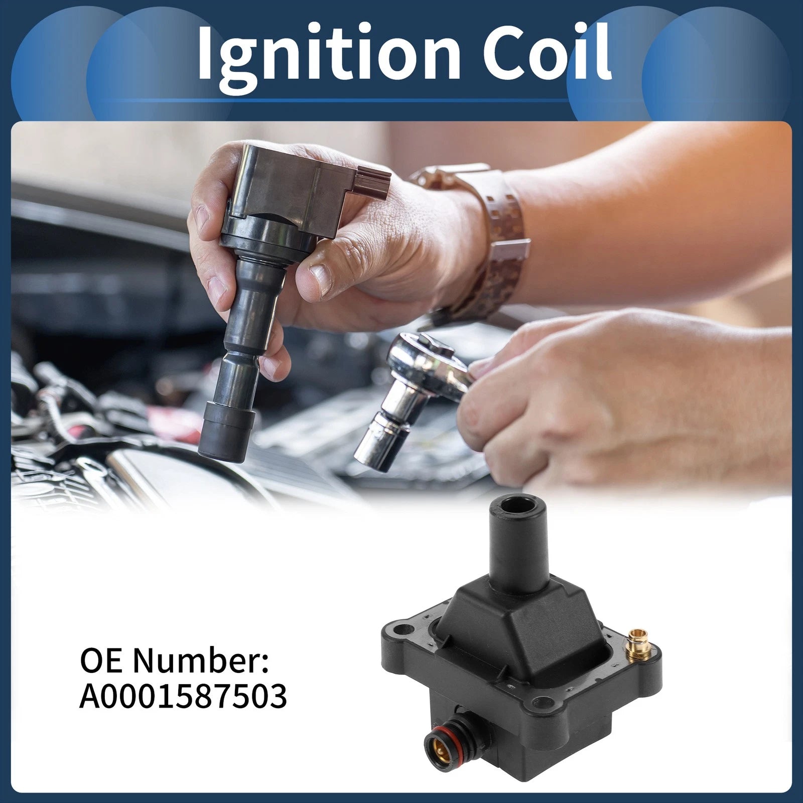 Ignition Coil Pack No.A0001587503 for Mercedes-Benz C230 (1997–2000)