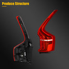 2X LED Tail Light Assembly for Volvo XC90 (2016–2024)
