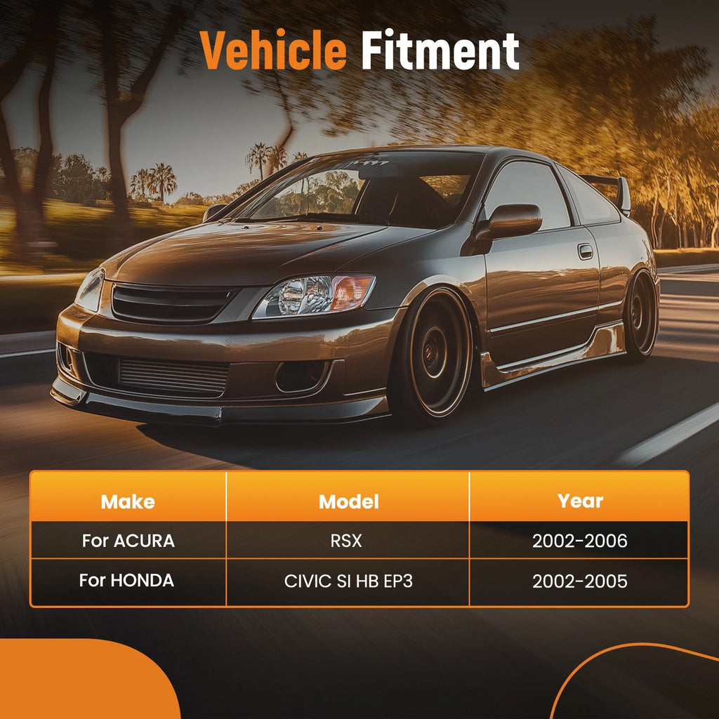 Engine Motor Mount Kit for Acura RSX DC5 (2002–2006) & Honda Civic SI HB EP3 (2002–2005)