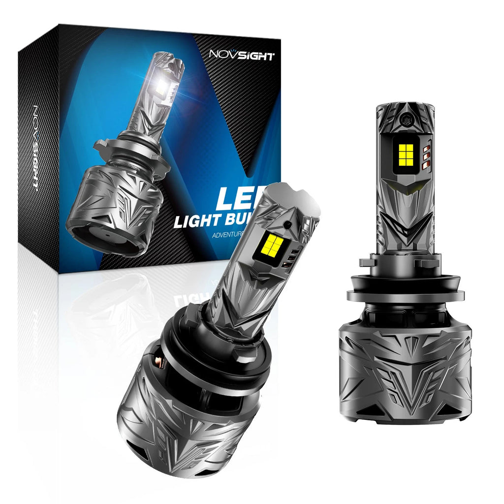 2X H11 LED Headlight Bulbs Kit for High/Low Beam (6500K, 60000LM)