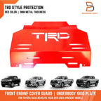 Steel Front Engine Cover Skid Plate for Toyota Hilux Fortuner 15-23