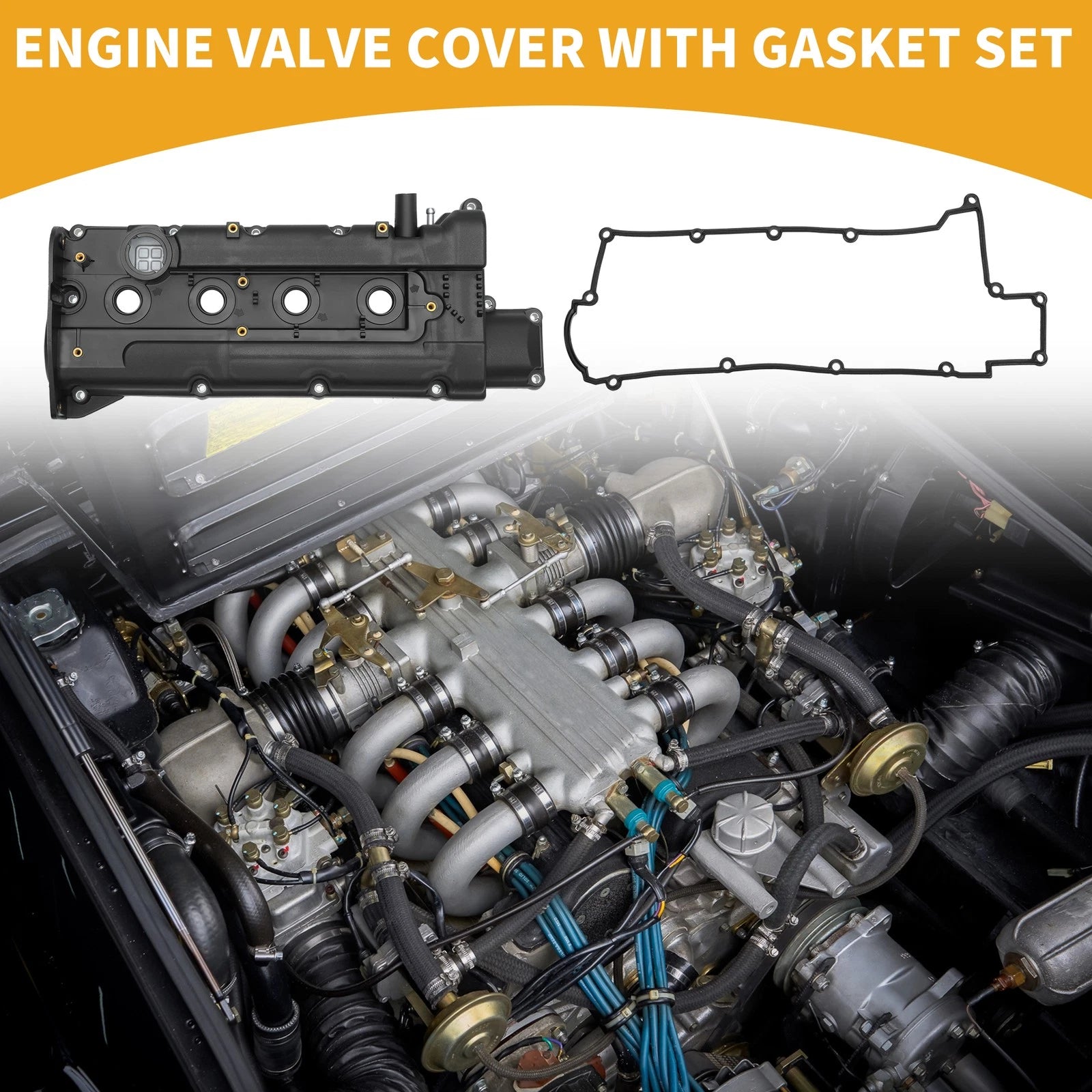 Engine Valve Cover with Gasket No. 2241023010 for Hyundai Elantra (2011–2016)