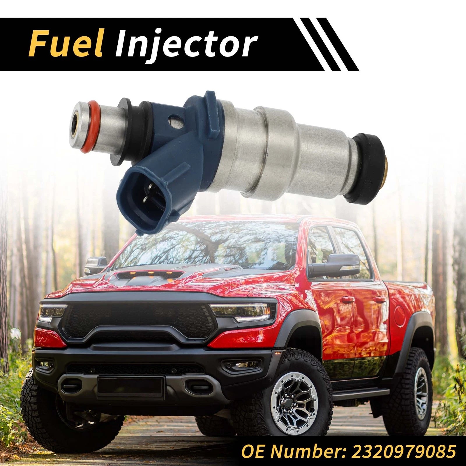 Fuel Injector for Toyota Tacoma (1995–2001) No. 23209-79085, 4 Holes, Blue