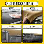 Dashboard Cover Mat for Chevy Suburban Tahoe (2000-2006) Beige