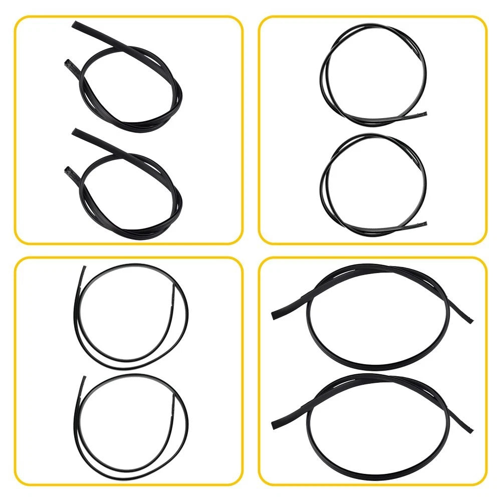 2X Black Roof Top Trim Moldings for Toyota Corolla (2009–2013) 09 10 11 12 13