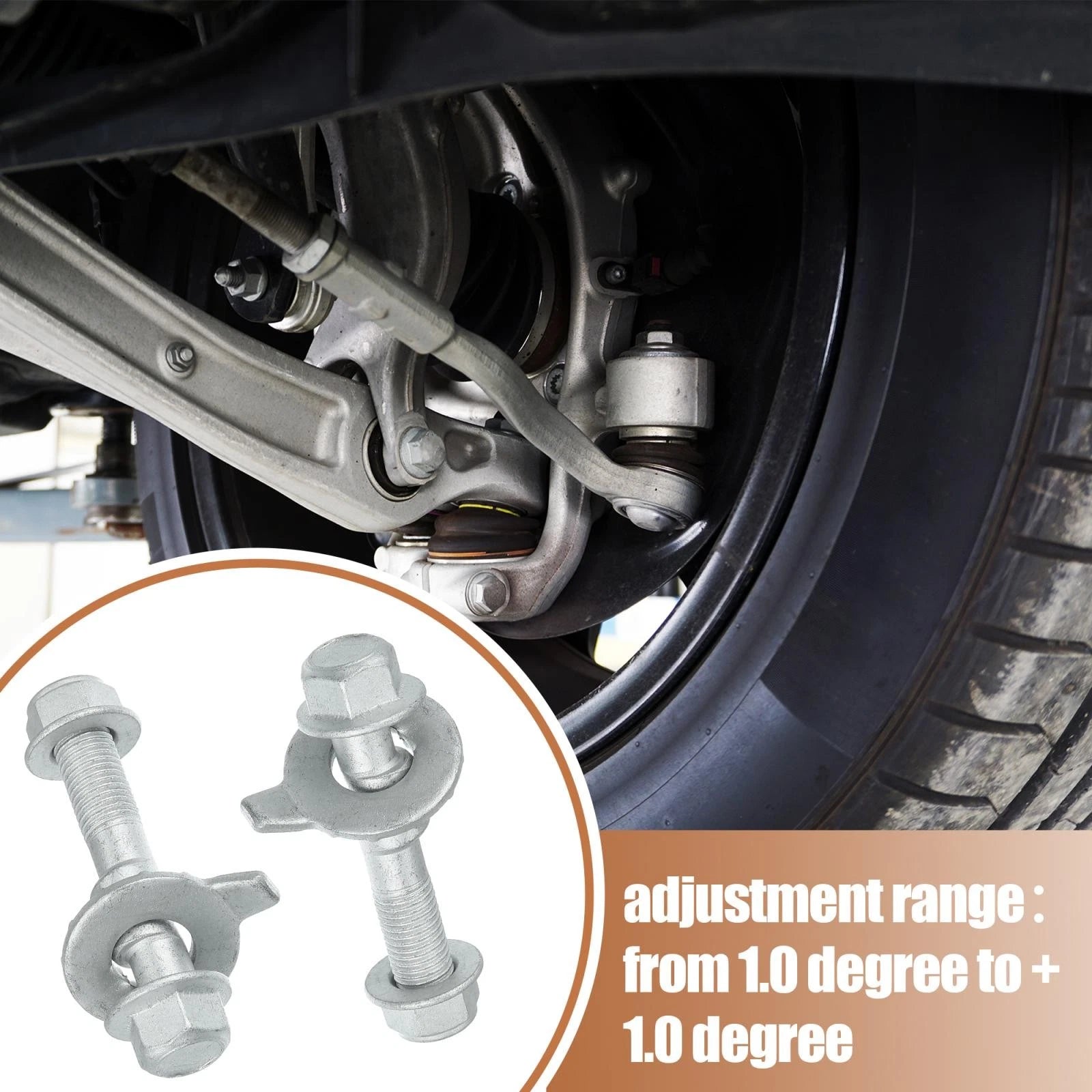Set of 2 Alignment Camber Caster Adjusting Bolts for Dodge Sprinter 3500