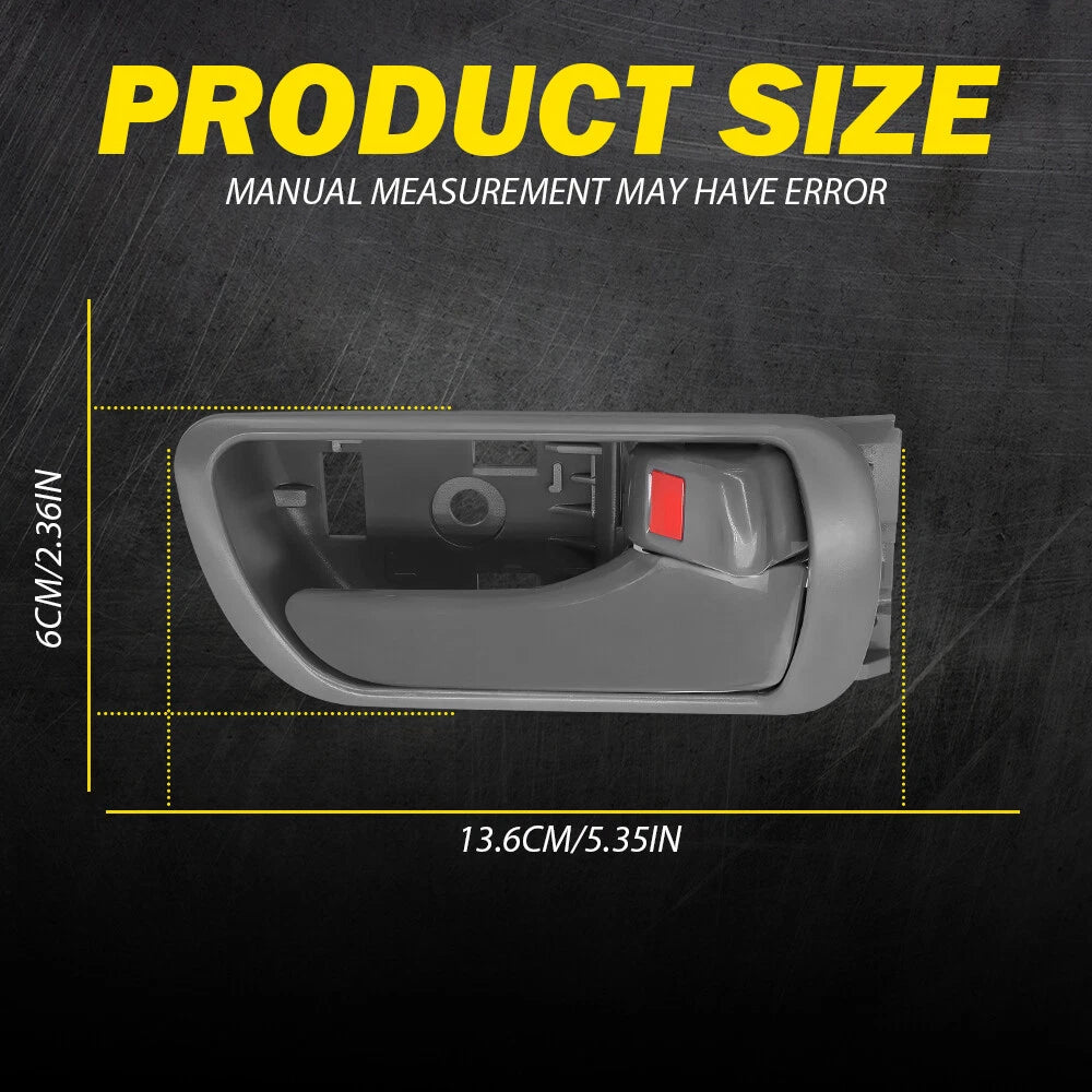 Inside Door Handle Set for Toyota Camry (2002–2006) Gray