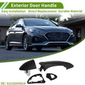 Exterior Door Handle for BMW X5 E53 (2000–2006) 51218243618 Black Front Right