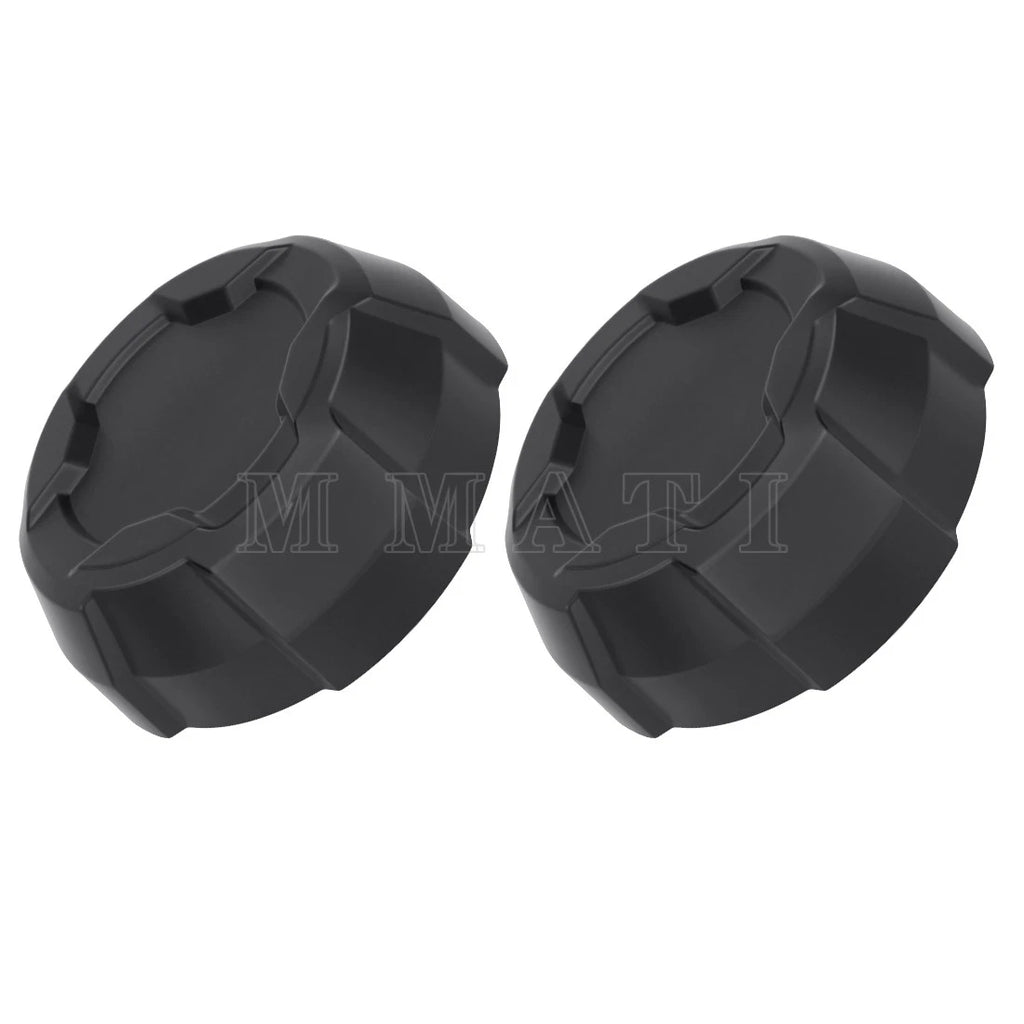 2X Matte Black Rim Caps 1524066-458 for Polaris Ranger 570 Crew SP (2022–2025)