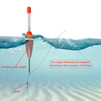 5pcs Vertical Carp Float Red Plastic Buoy 13.5cm 14cm 15cm