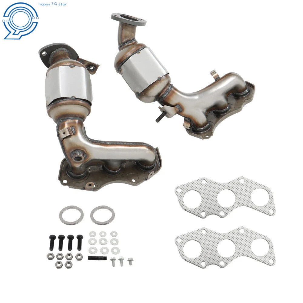 Set of 2 Catalytic Converters for Toyota Sienna (2011–2015) FWD