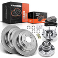 Rear Disc Brake Rotors & Pads for Subaru Impreza Legacy 