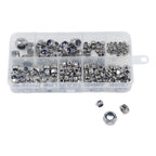 304 SS Hex Nylon Insert Lock Nuts Set of 200 DIN985 M2 M2.5 M5 M6 M8