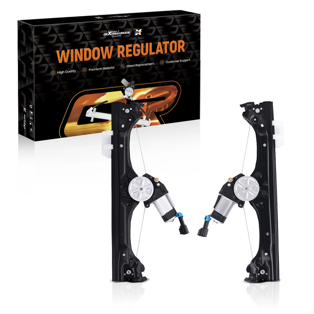 2X Power Window Regulator with Motor for Fiat 500 (2012–2019)