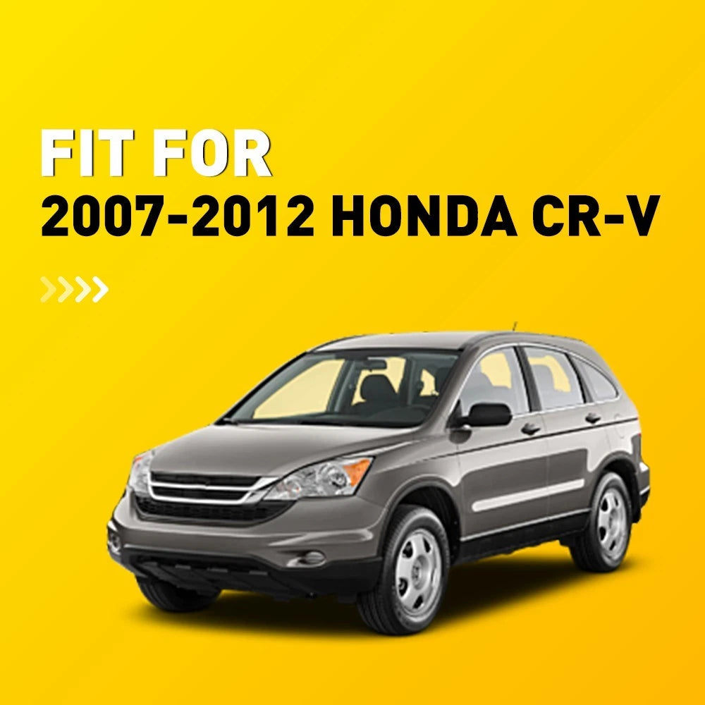 Set of 2 Leather Front Door Panels for Honda CR-V (2007–2012) Beige Tan