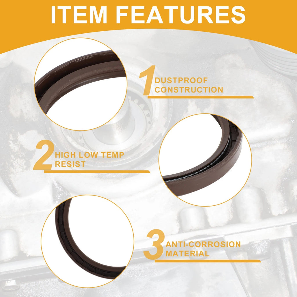 1 Pc Crankshaft Oil Seal for Honda Pilot (2003–2019) No. 91214-R70-A01/91214-RBB-003