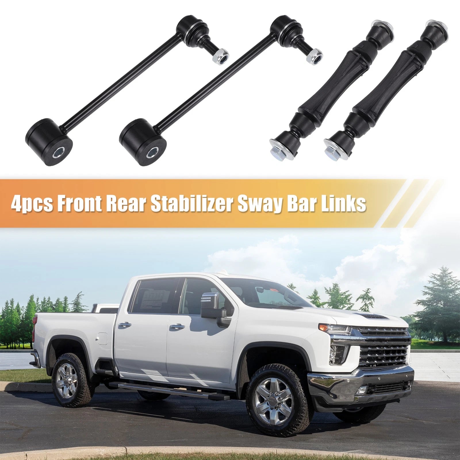 Set of 4 Stabilizer Sway Bar Link Kit for Cadillac Escalade (No.K6700)