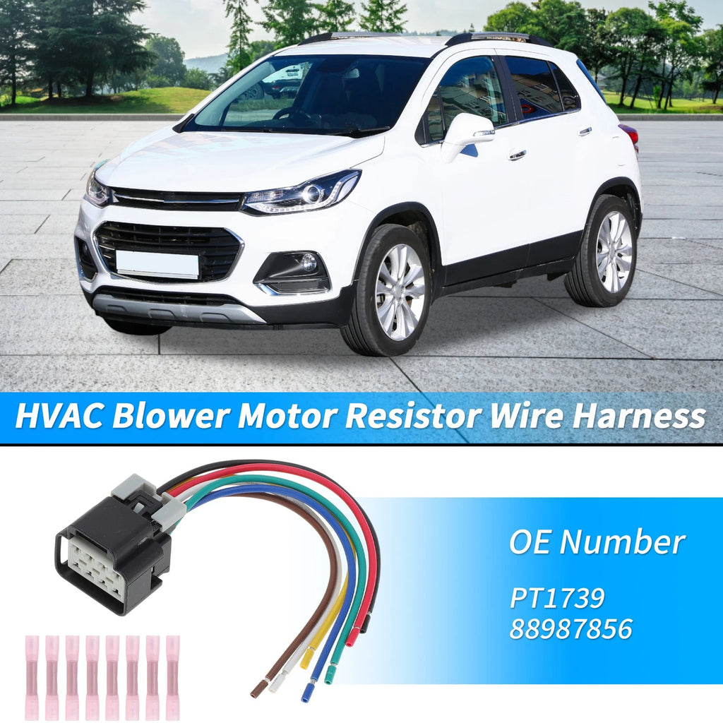 HVAC Blower Motor Resistor Wire Harness for Chevy GMC (No.PT1739/88987856)