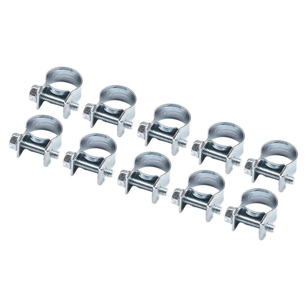 Set of 4 Mini Hose Clips for Fuel Line Clamps (Petrol/Diesel)