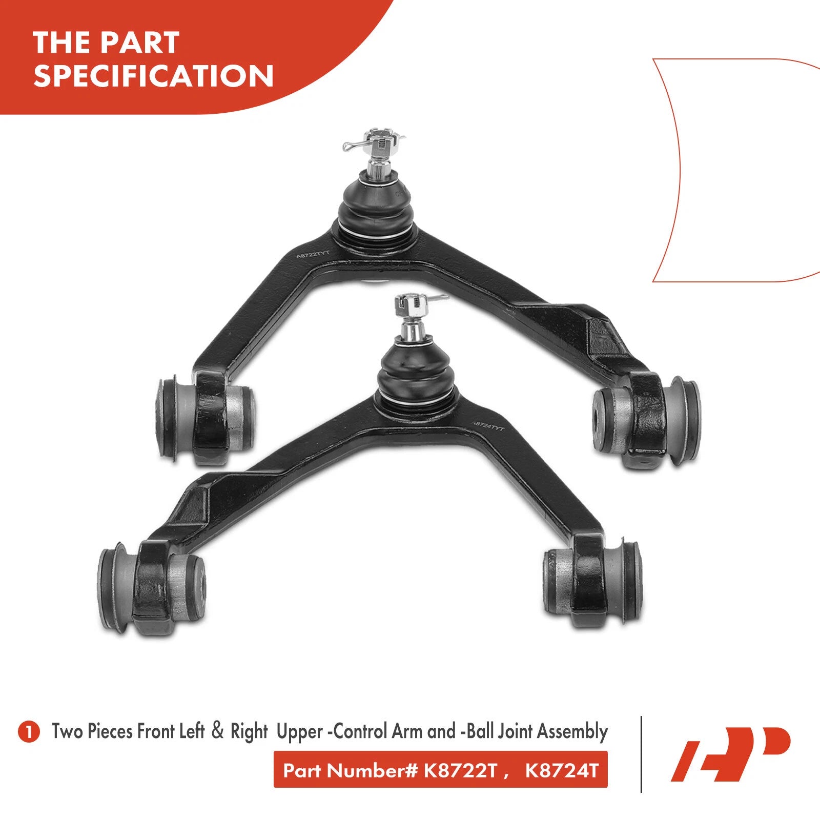 Set of 12 Front Control Arm Sway Bar Link Tie Rod Ends for Ford F-150 F-250