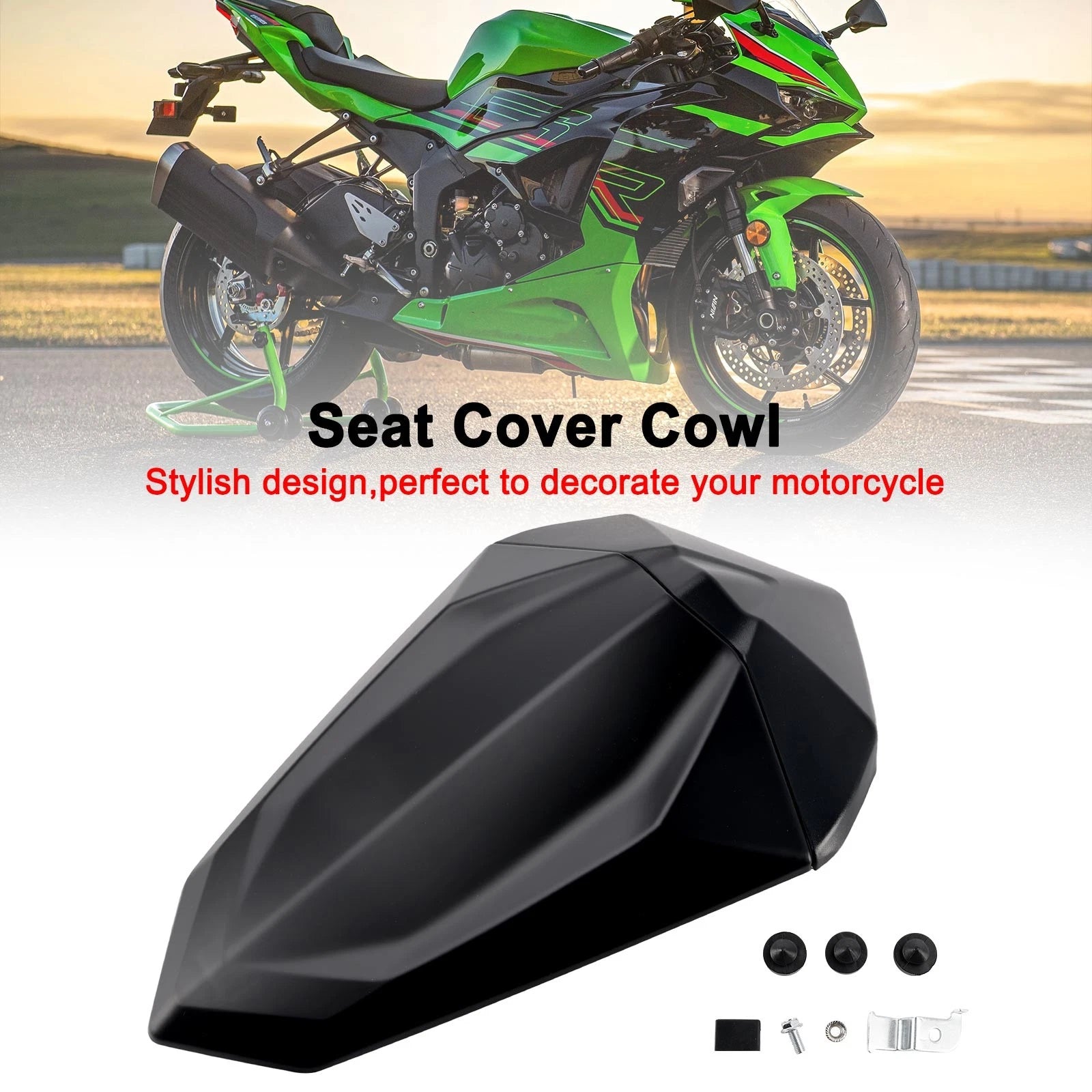 Tail Rear Seat Fairing Cowl for Kawasaki Ninja 500 EX500R Z500 (2024–2025)