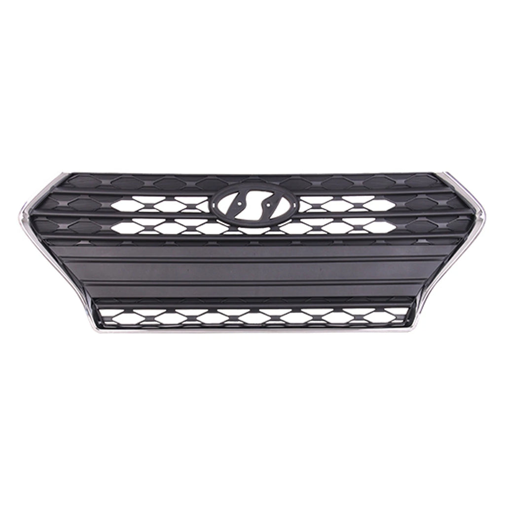 Replacement Black Chrome Polypropylene Front Grille (See compatibility Chart)