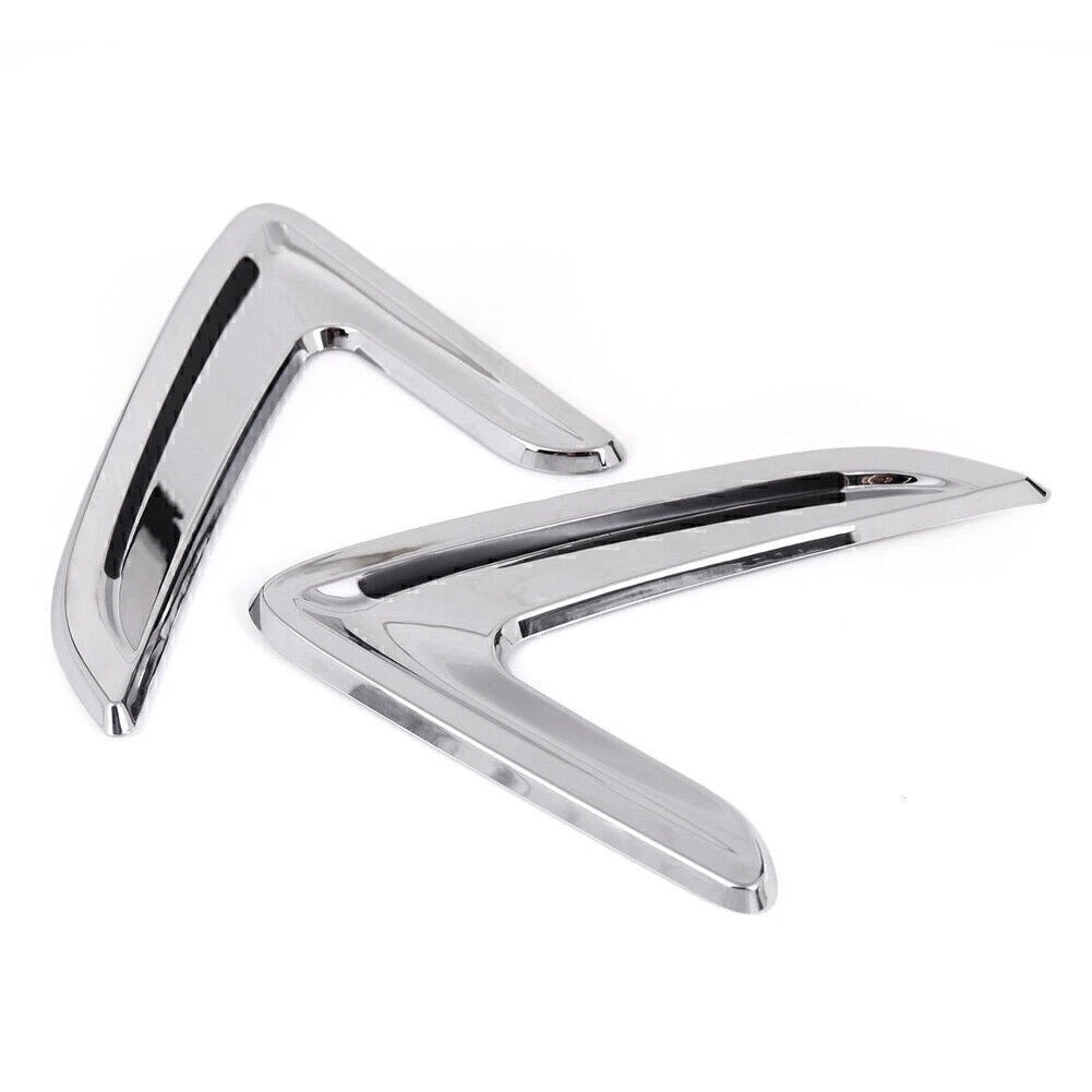 Chrome Side Body Marker Fender Air Wing Vent Trim for BMW 3 Series (2013–2018)