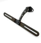Drilled License Plate Bracket for Street Hot Rod Custom Steel Universal (Universal)