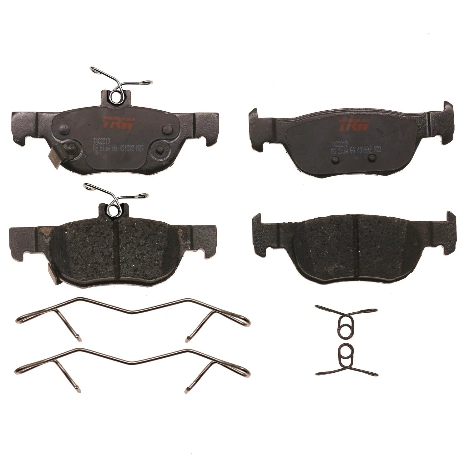 Set of 4 Disc Brake Pads for Mazda 3 (2019-2021)