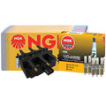 NGK Ignition Coil & 6 G-Power Platinum Spark Plugs for Chrysler Dodge VW V6