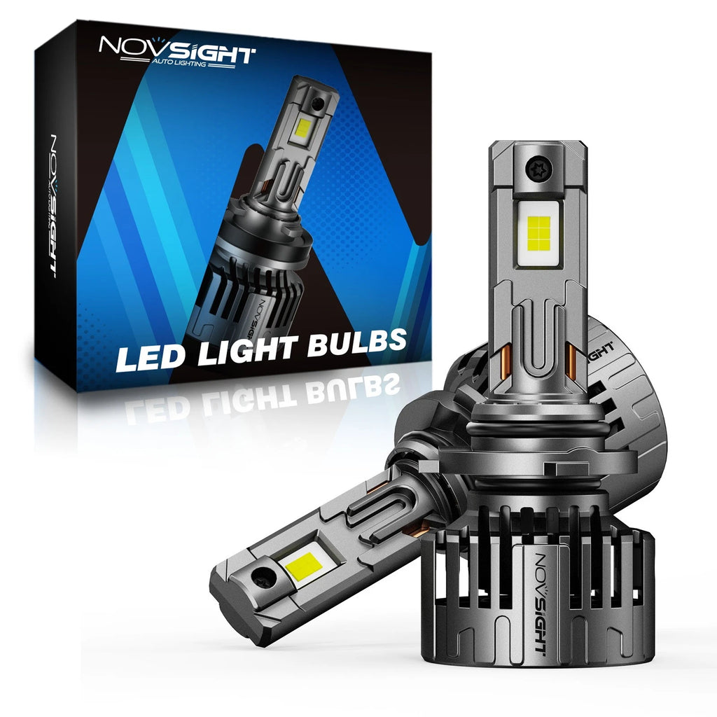 2X NOVSIGHT 9006 HB4 LED Headlight Bulbs Kit for Low Beam (Replace Halogen)