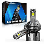2X NOVSIGHT 9006 HB4 LED Headlight Bulbs Kit for Low Beam (Replace Halogen)