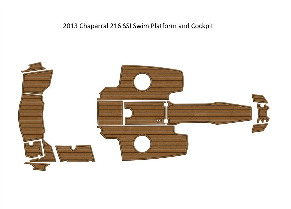 EVA Foam Teak Deck Floor Pad for Chaparral 216 SSI (2013)