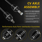 2X CV Axles for Arctic Cat Wildcat 1000 (2013–2016)