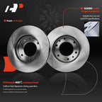 Front Disc Rotors & Ceramic Pads for Hyundai Entourage (2007–2009) Kia Sedona