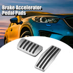 2 Pcs Brake Gas Accelerator Pedal Covers for Cadillac Buick 